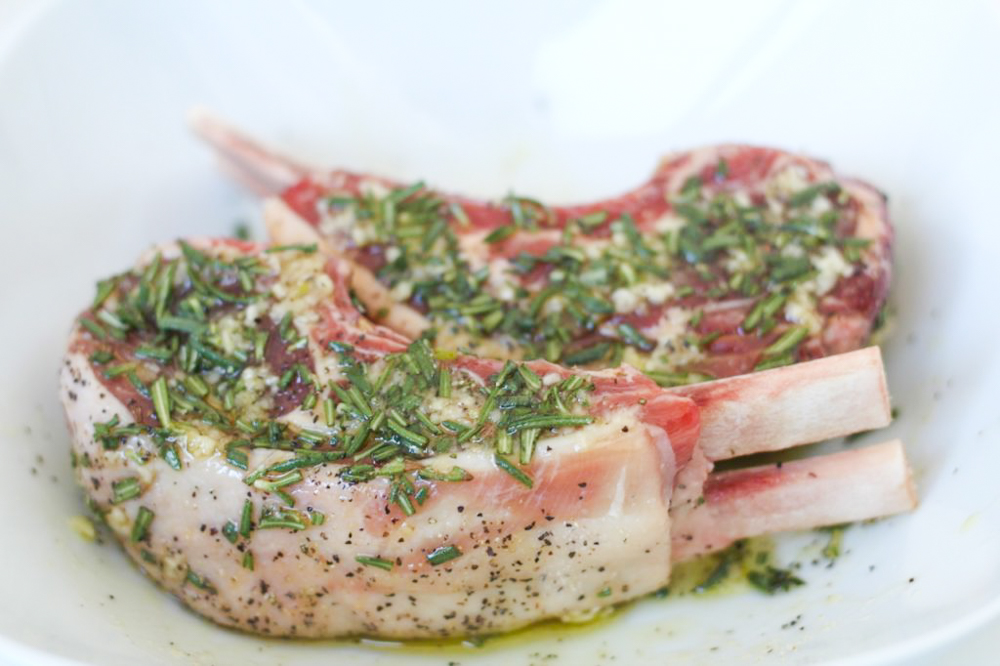 marinated lamb chops
