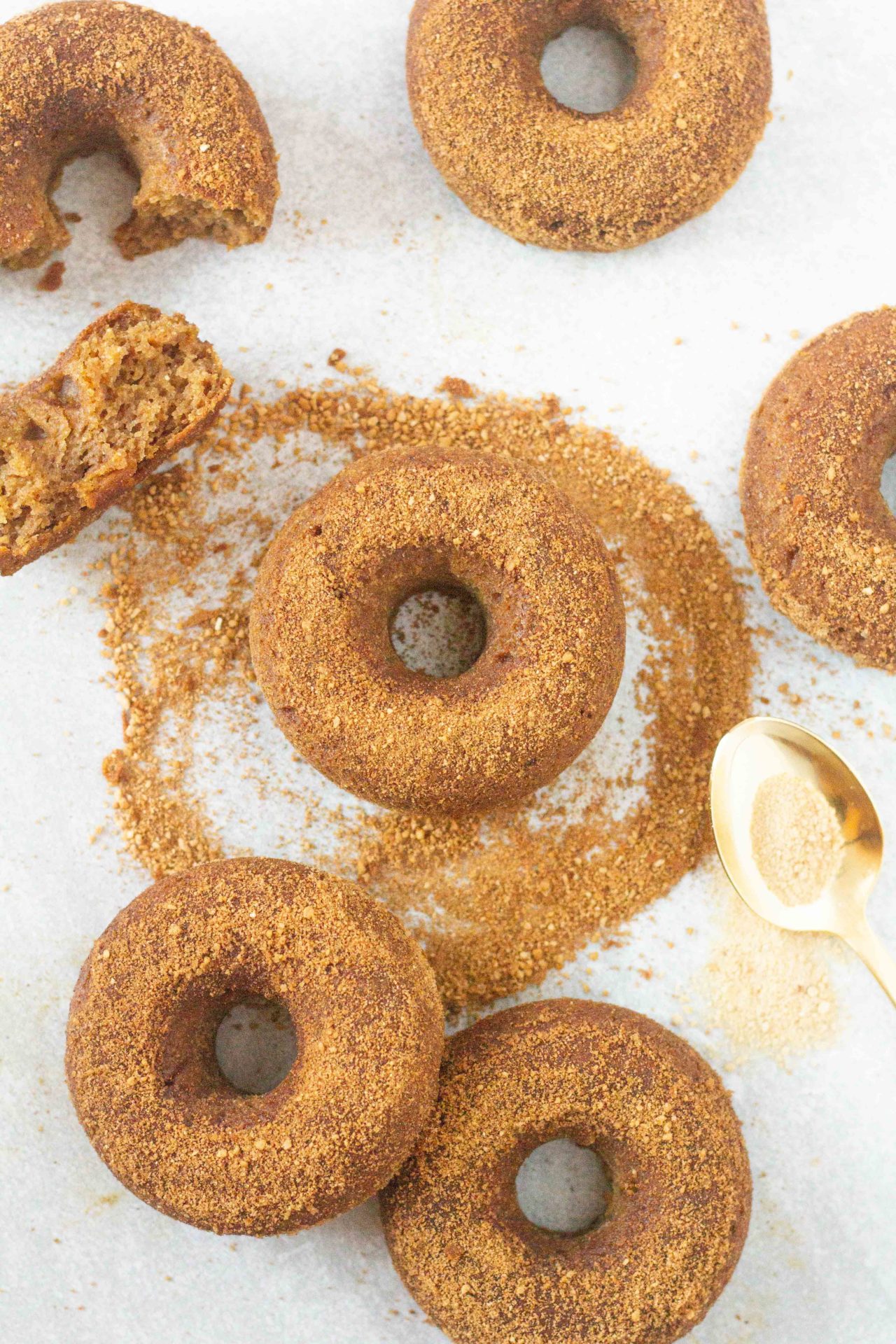 apple cider donuts with sugar