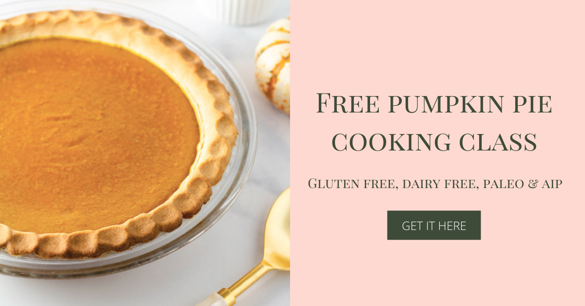 pumpkin pie cooking class