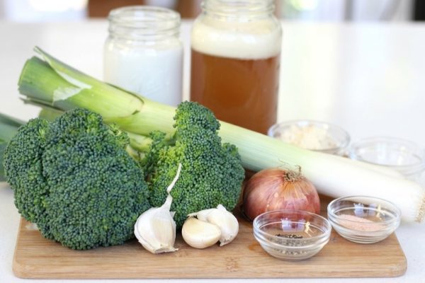Immune Boosting Broccoli-Leek Soup