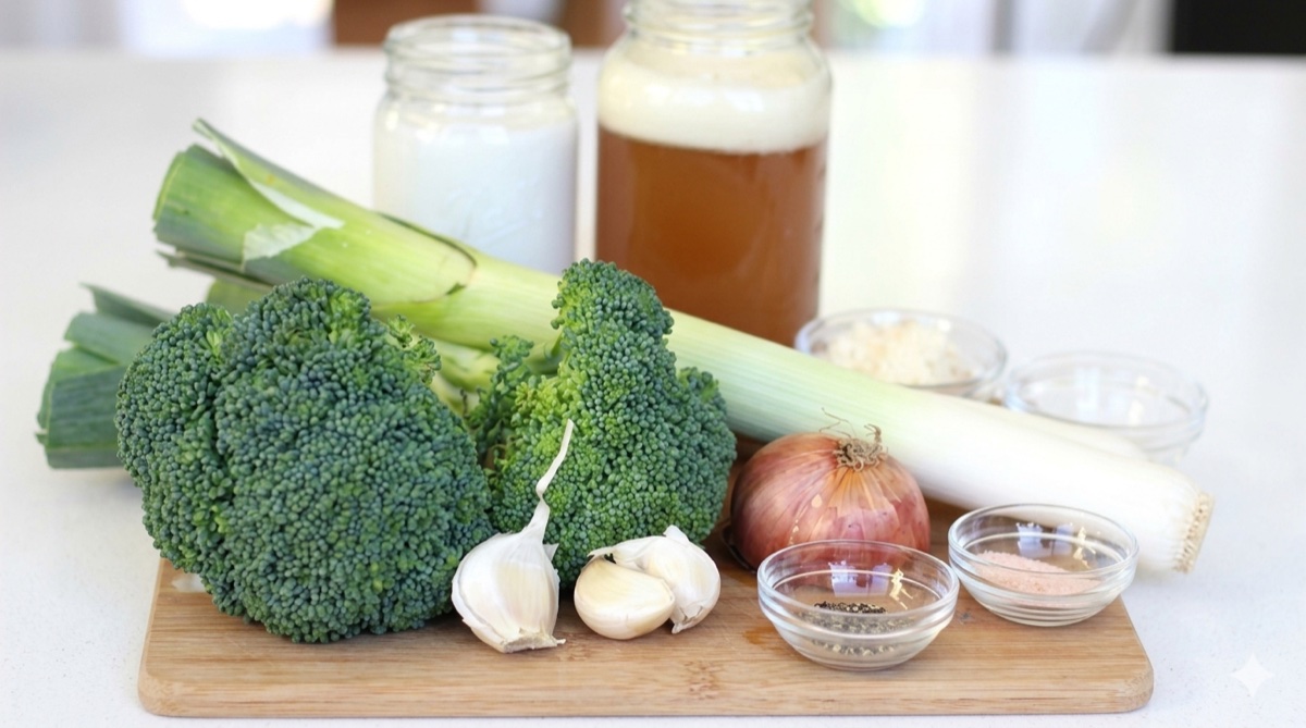 Immune Boosting Broccoli-Leek Soup