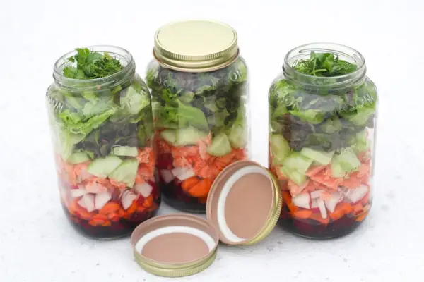 Mason Jar Rainbow Salad