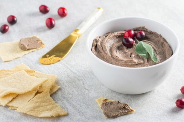 Apple Cranberry Chicken Liver Pate