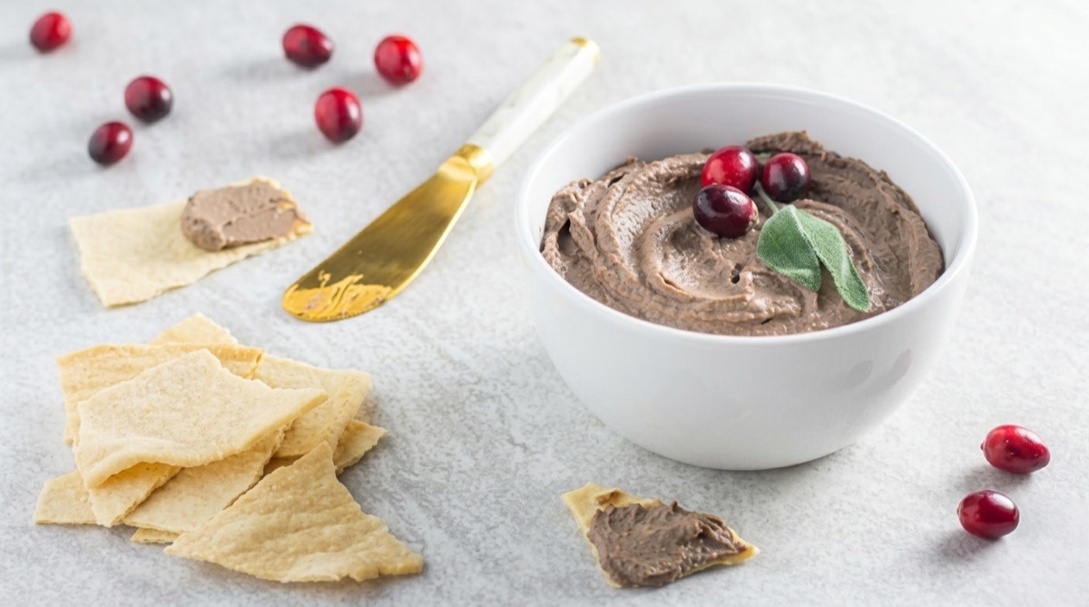 Apple Cranberry Chicken Liver Pate