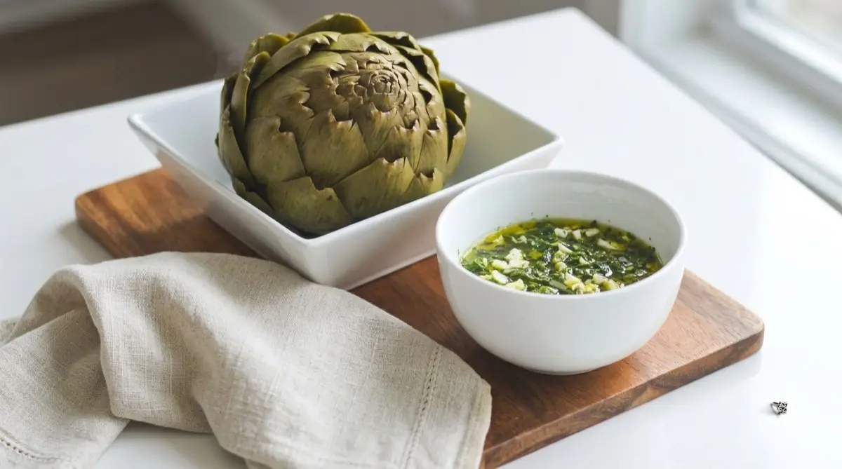Artichoke with Herb Dip — AIP Paleo recipe