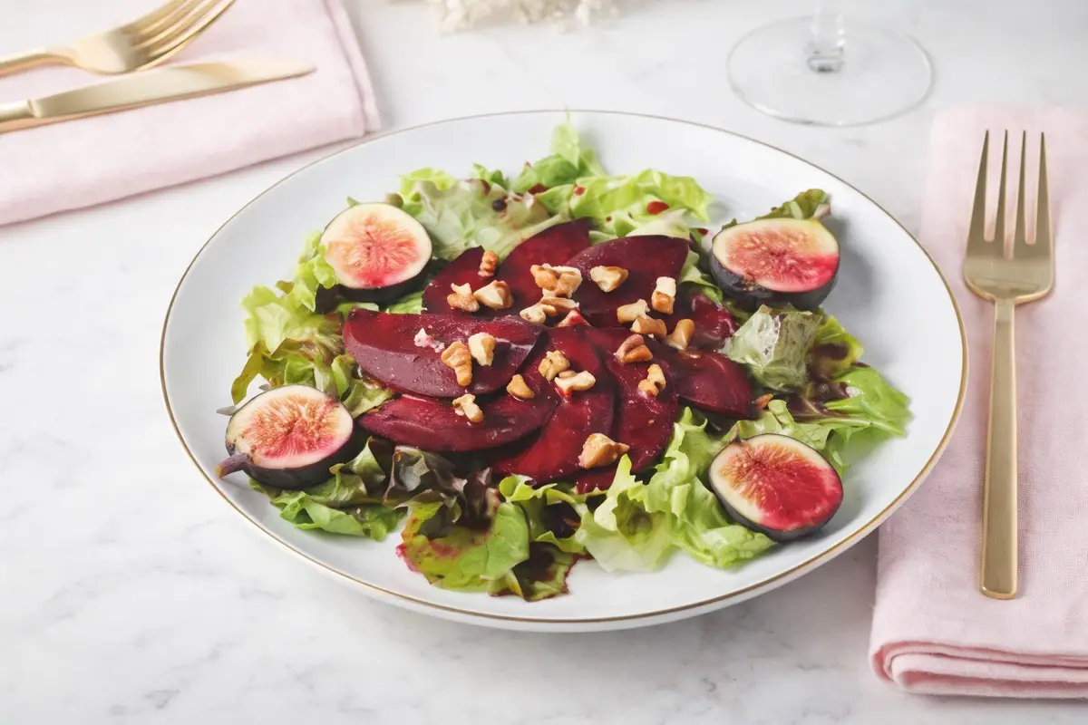 Marinated Beet Salad with Figs and Pecans — AIP Paleo recipe