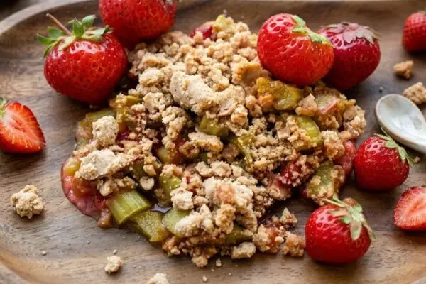 Rhubarb – Strawberry Crisp