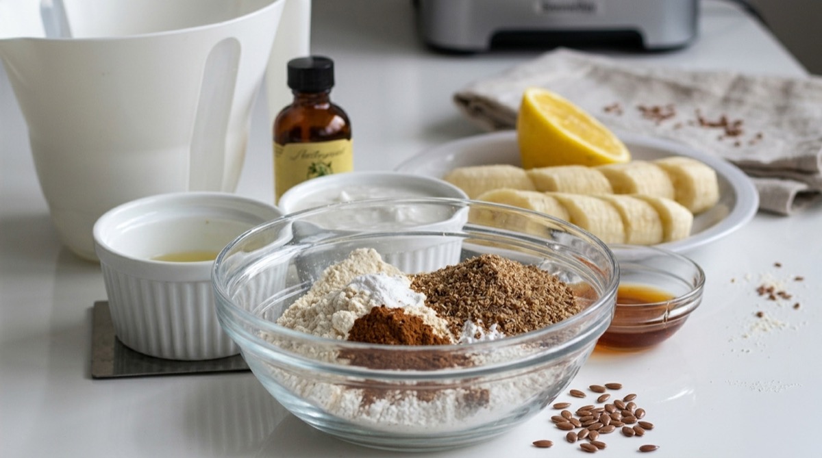 Vanilla Lemon Mochi Cake